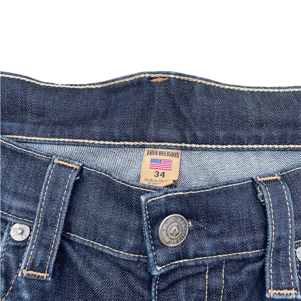 VINTAGE True Religion Jeans Ricky Size 34 - Picture 4 of 5